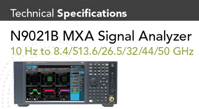 Keysight MXA Signal Analyzer Tech Specs