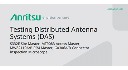 Testing Distributed Antenna  Systems (DAS)