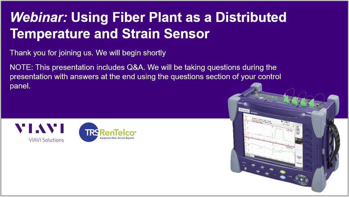 Using Fiber Plant as a Distributed Temperature and Strain Sensor