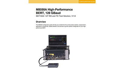 Keysight M8050A High-Performance BERT, 120 GBaud