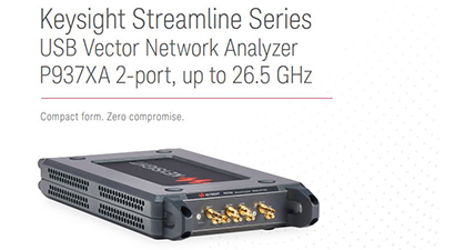 Keysight Streamline Series USB Vector Network Analyzer P937XA 2-port, up to 26.5 GHz