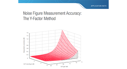 Noise Figure Measurement Accuracy:  The Y-Factor Method