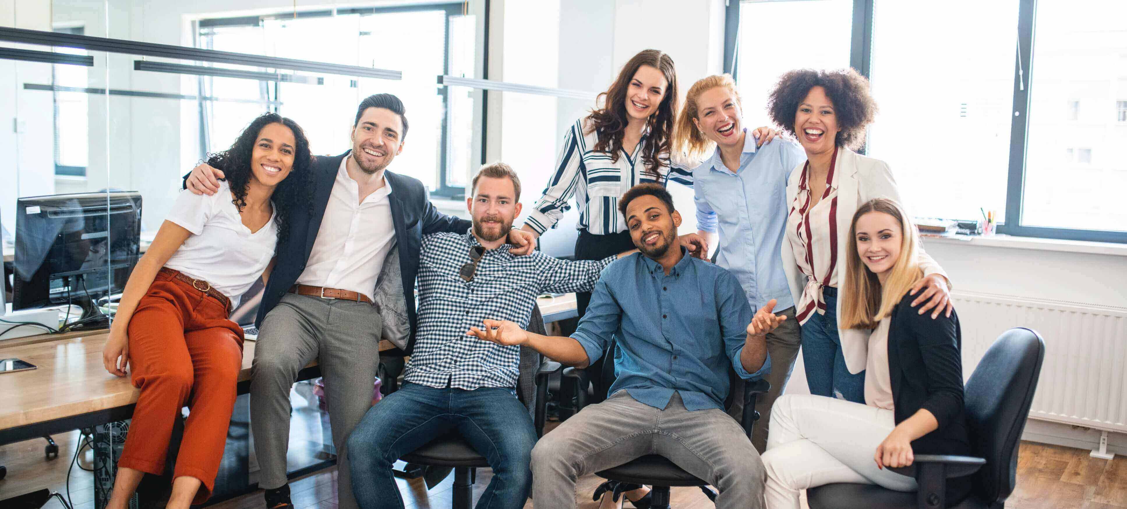 people in office