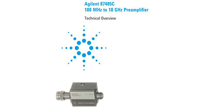 Keysight Technologies 87405C Specs and Manuals
