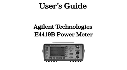 Keysight Technologies E4419B Specs and Manuals