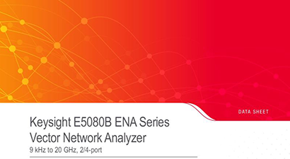 Keysight Technologies E5080B-490 Data Sheet