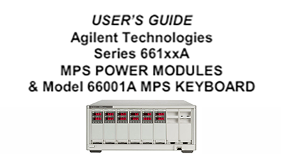 Keysight Technologies 66103A Specs and Manuals
