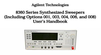 Keysight Technologies 83620B Specs and Manuals