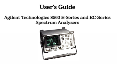 Keysight Technologies 8565E Specs and Manuals