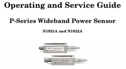 Keysight Technologies N1922A Specs and Manuals