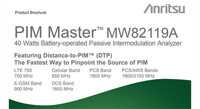 Anritsu MW82119A-0190 Spec Sheet