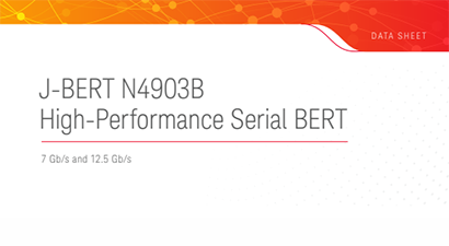 Keysight Technologies N4903B Spec Sheet