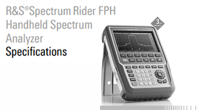 Rohde & Schwarz FPH.26 Spec Sheet