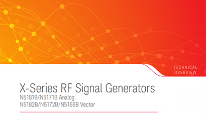 X-Series RF Signal Generators