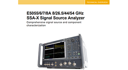 E5055/6/7/8A 8/26.5/44/54 GHz SSA-X Signal Source Analyzer