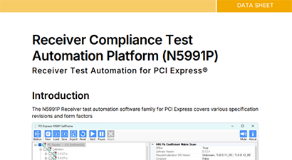 Receiver Compliance Test  Automation Platform (N5991P) 
